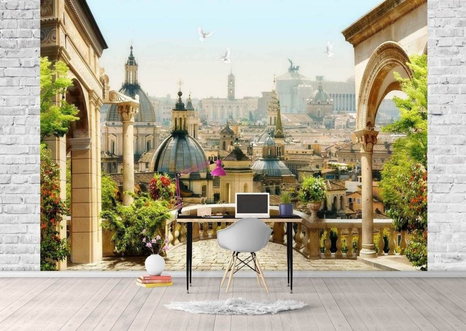 Виды фотообоев