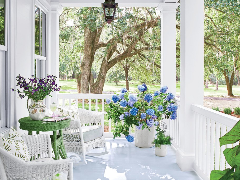 Терраса в цветах