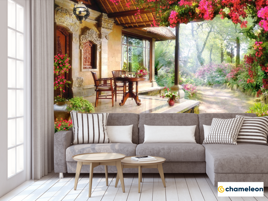 Фотообои светлая веранда