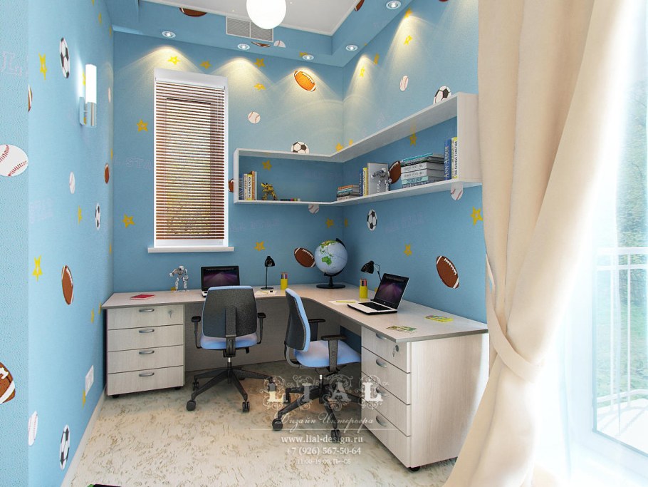Комната для первоклассника мальчика