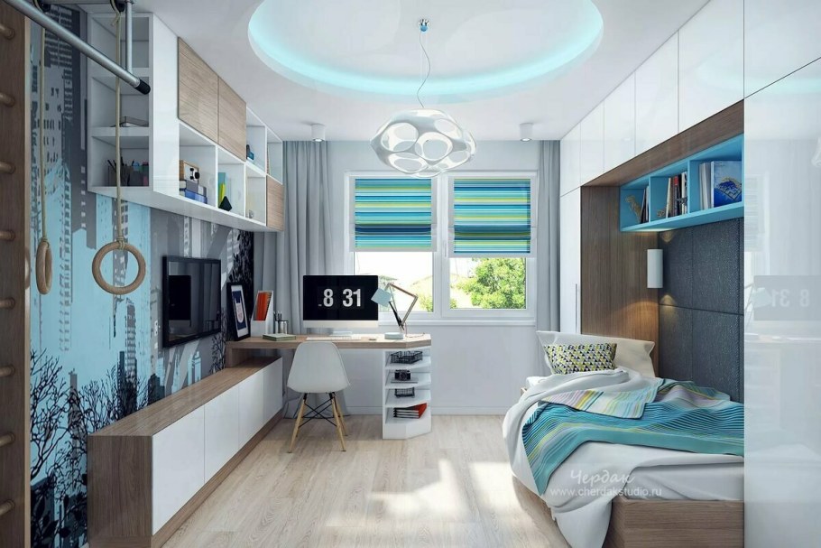 Интерьер детской комнаты для подростка