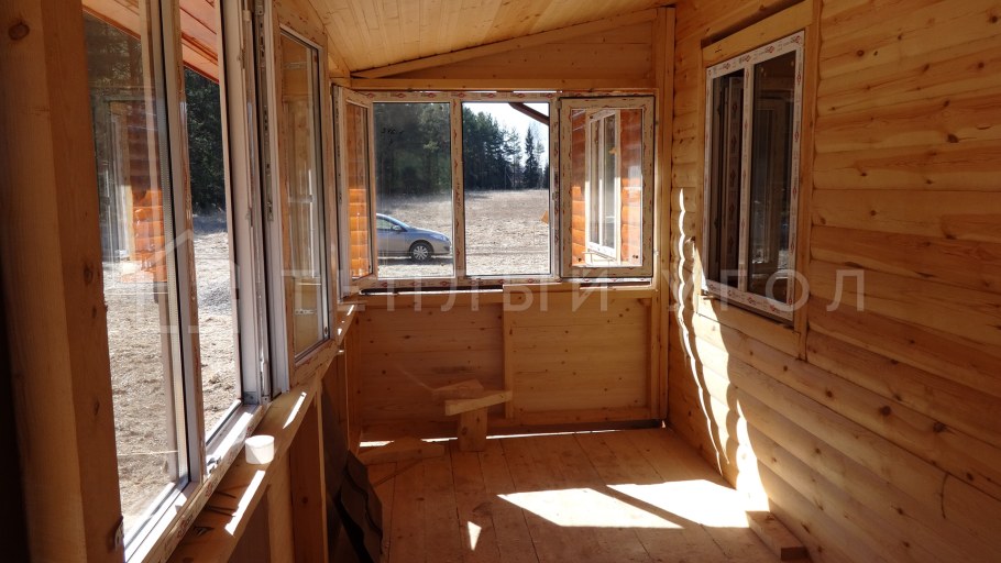 Обшивка веранды