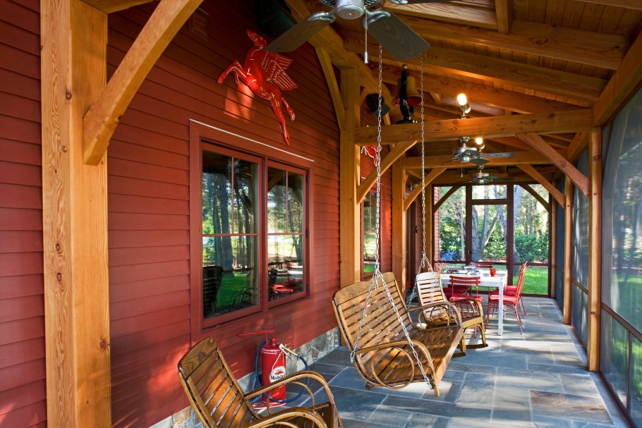 Внутренняя отделка веранды