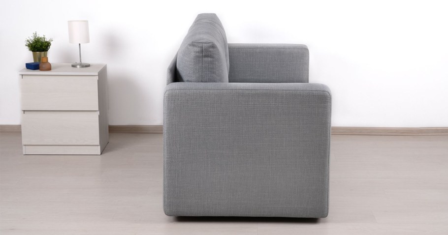 Диван п образный светлый