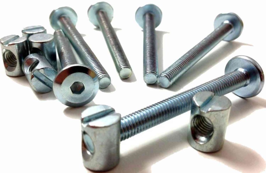 Угловая Кроватная стяжка 127 мм