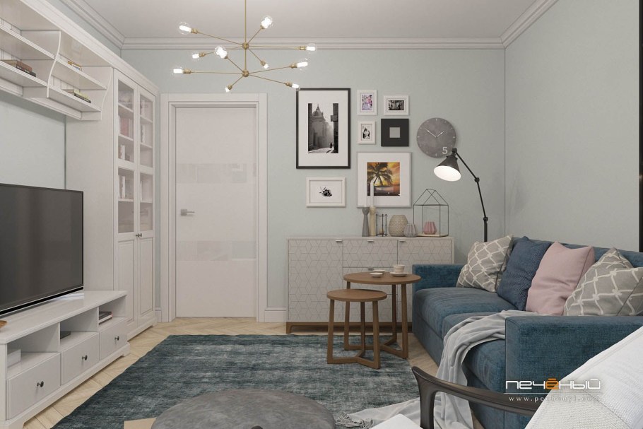 Гостиная икеа в двухкомнатной хрущевке