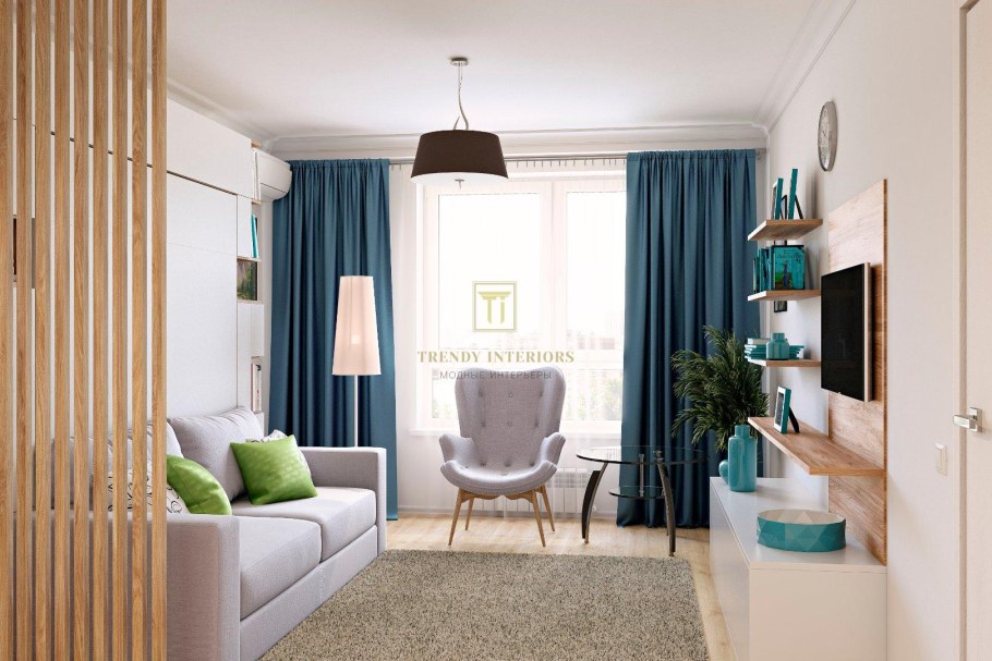 Дизайн квартиры 34 кв.м