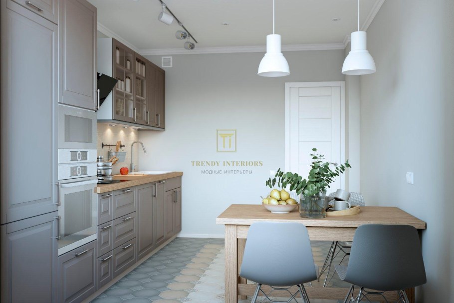 Двухкомнатная квартира в скандинавском стиле