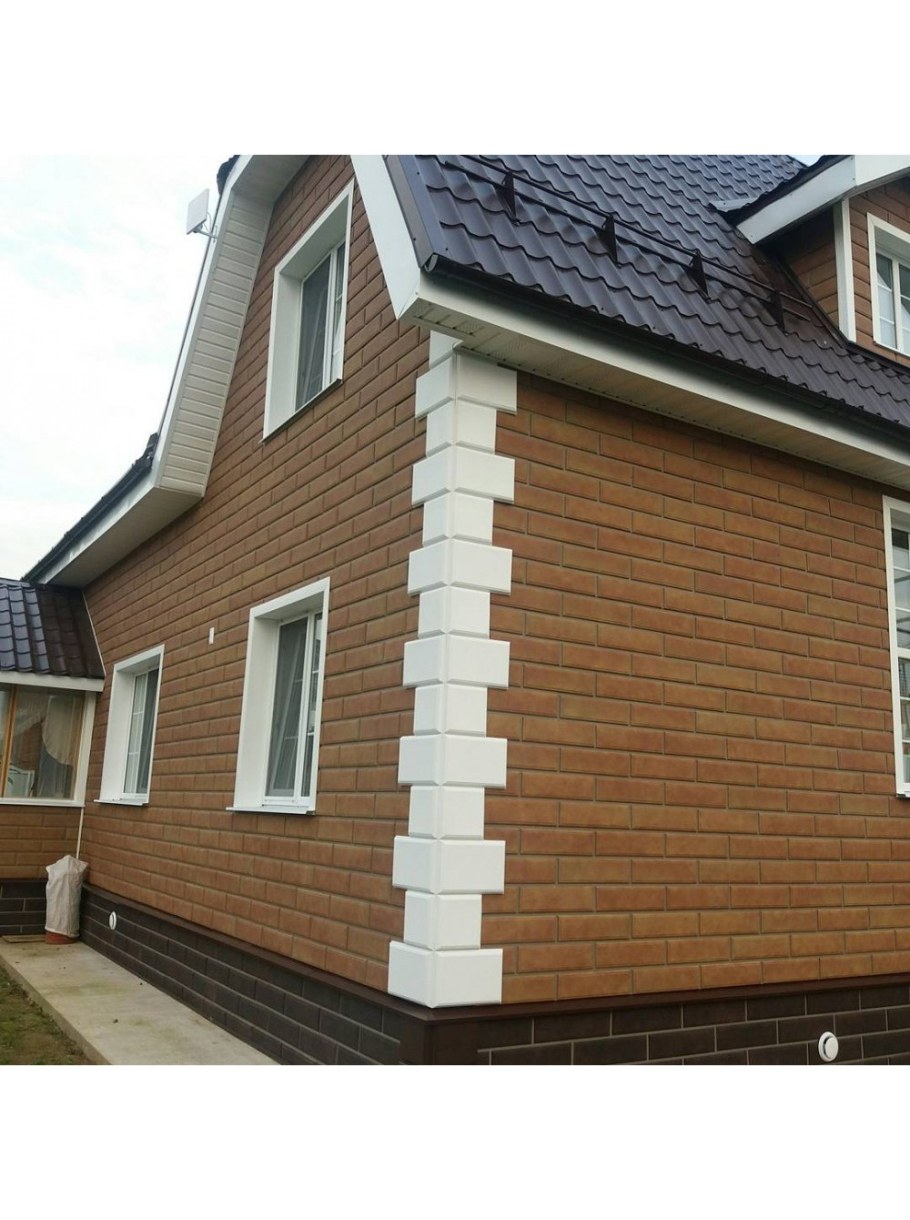 Сайдинг Стоун Хаус кирпич белый