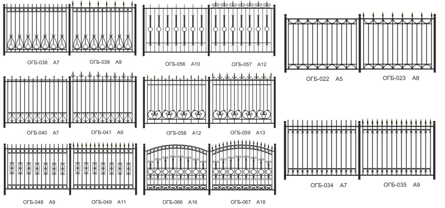 Ограждение "Элегант" 2000х750