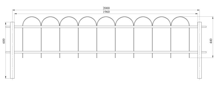 Схема монтажа откатных ворот с электроприводом 6 метров