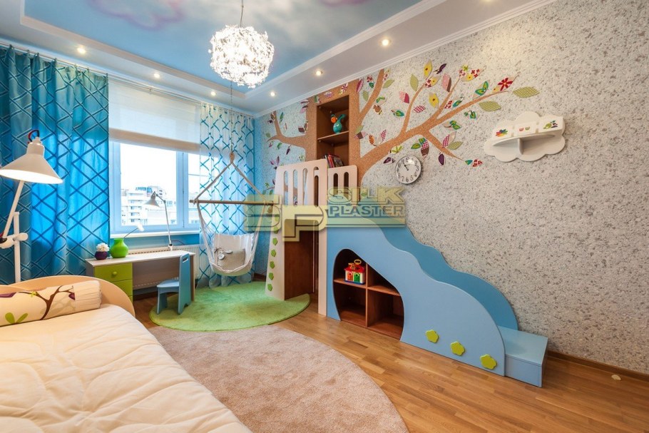 Декоративная штукатурка спальня детская