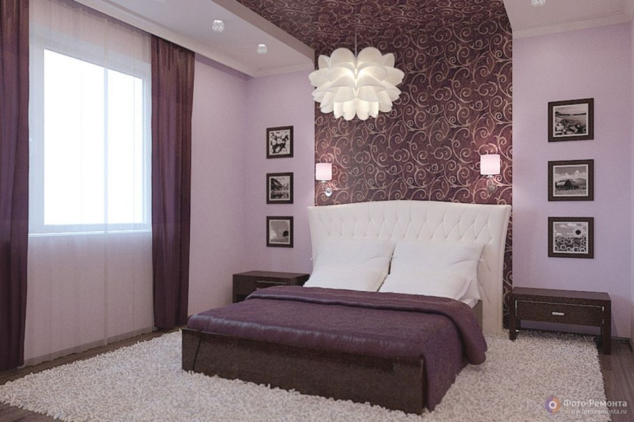 Жидкие обои для стен в спальню