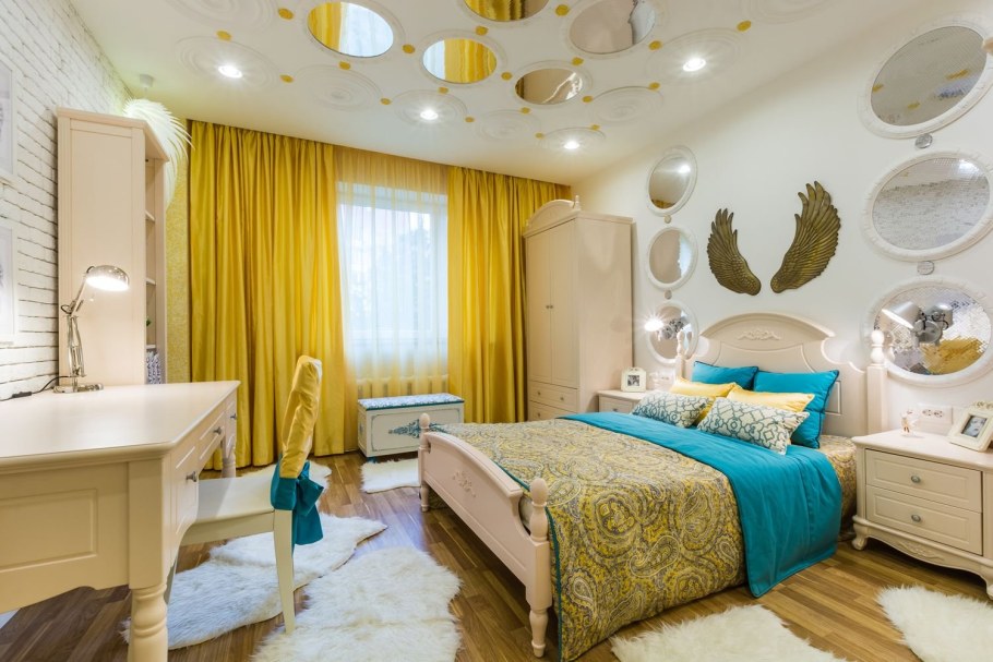 Жидкие обои в интерьере