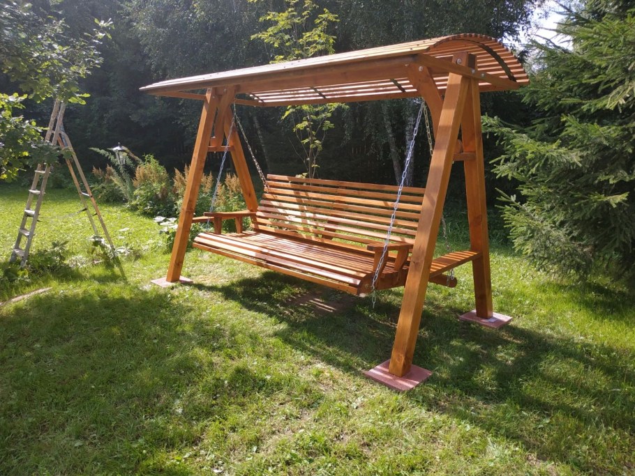 Диван качели Wooden-Swing