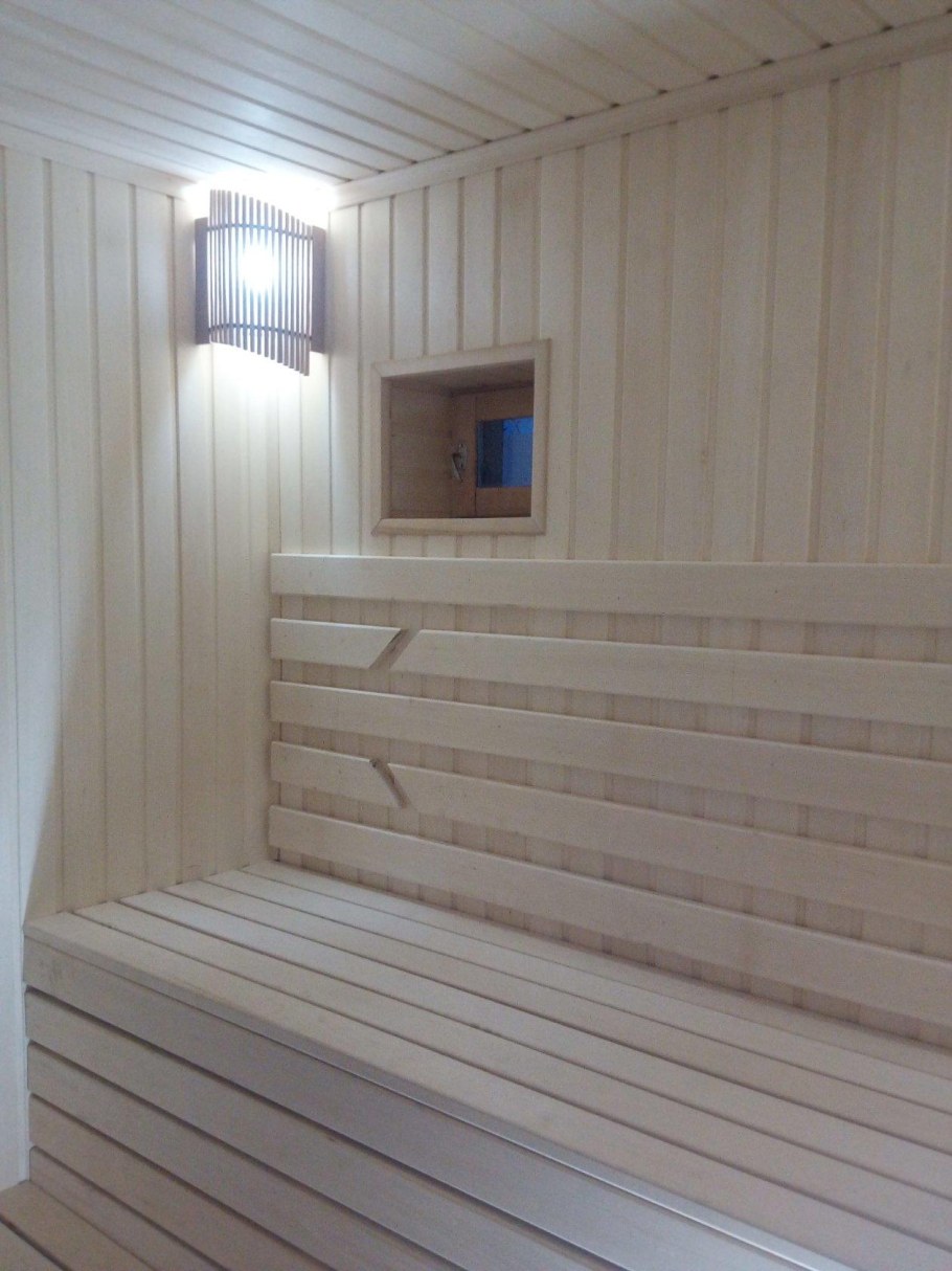 Отделка бани вагонкой