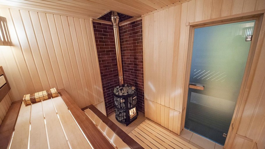 Отделка бани внутри вагонкой