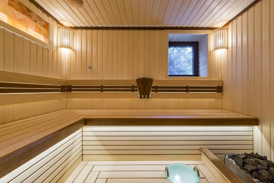 Отделка сауны вагонкой