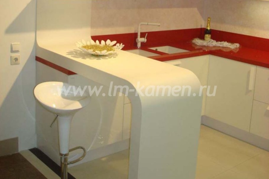 Барная стойка закругленная