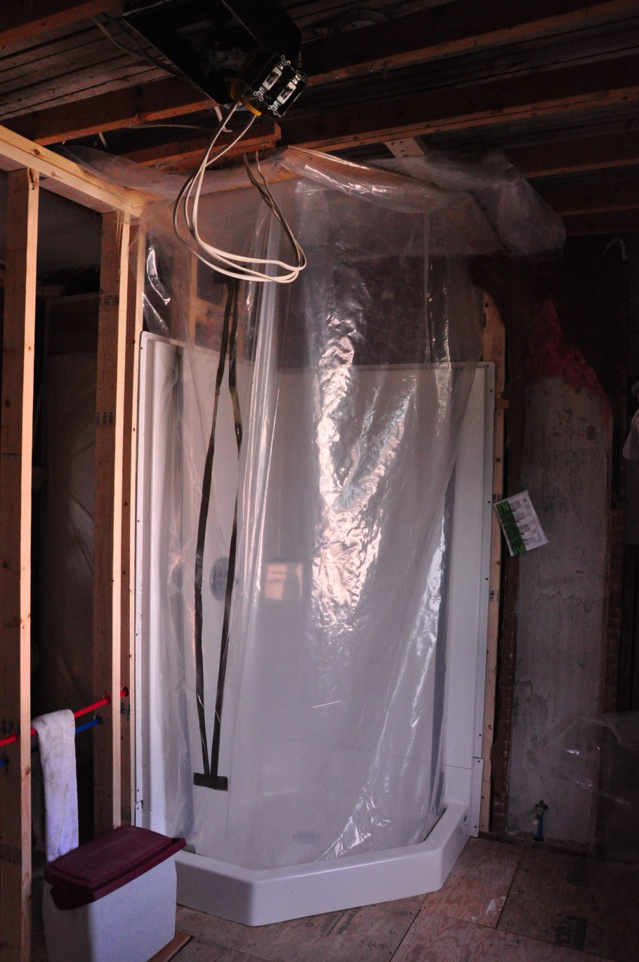 Временная душевая кабина