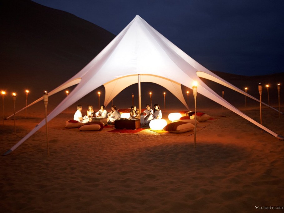 Кемпинг в пустыне