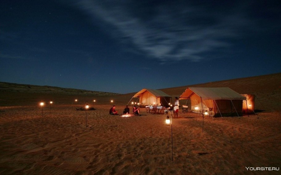 Лагерь бедуинов в Марокко