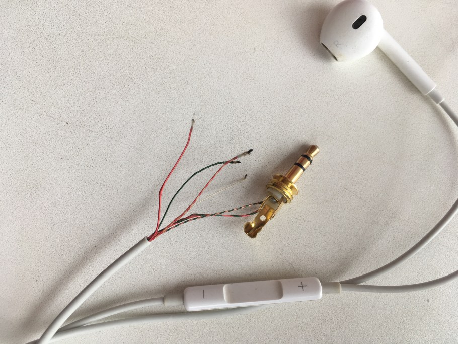 Распайка гарнитуры Apple 3.5