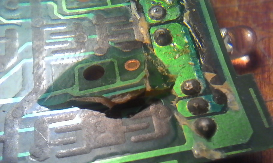 Восстановление дорожек на плате