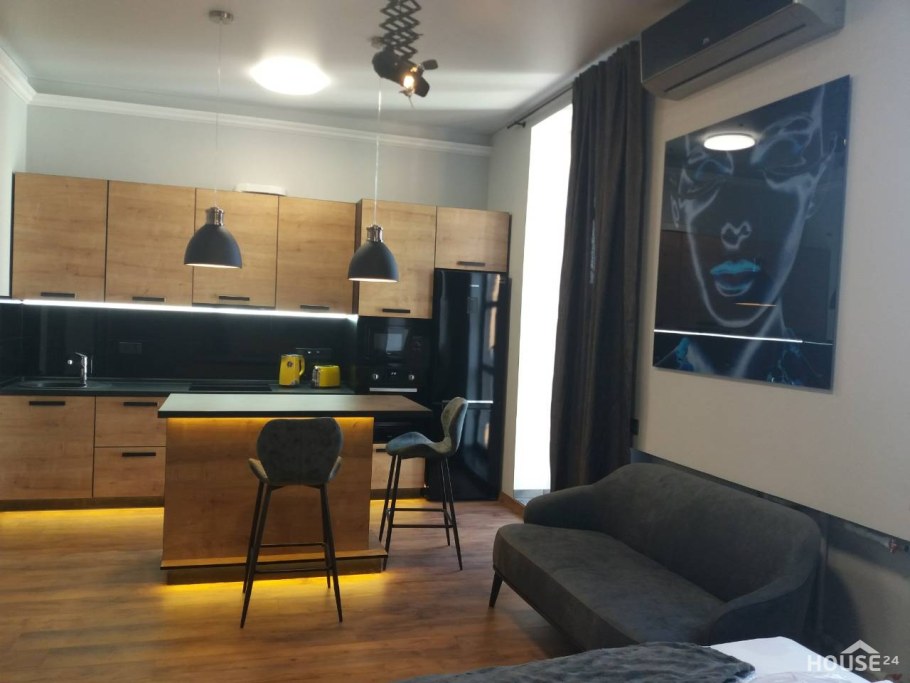 Студия 30 кв в стиле лофт