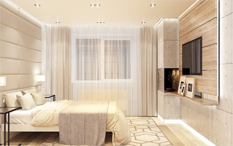 Изумрудная кухня гостиная