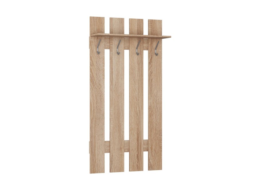 Вешалка в-4 Ривьера (1550*800*235) ясень светлый