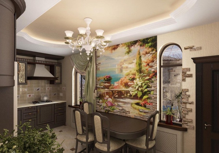 Фрески в современном интерьере Affresco