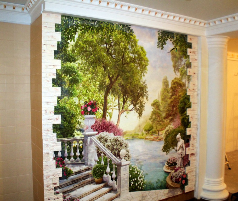 Обрамление фотообоев