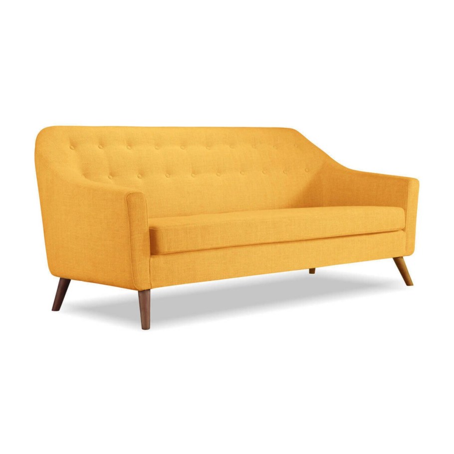 Диван прямой Vogue Yellow нераскладной