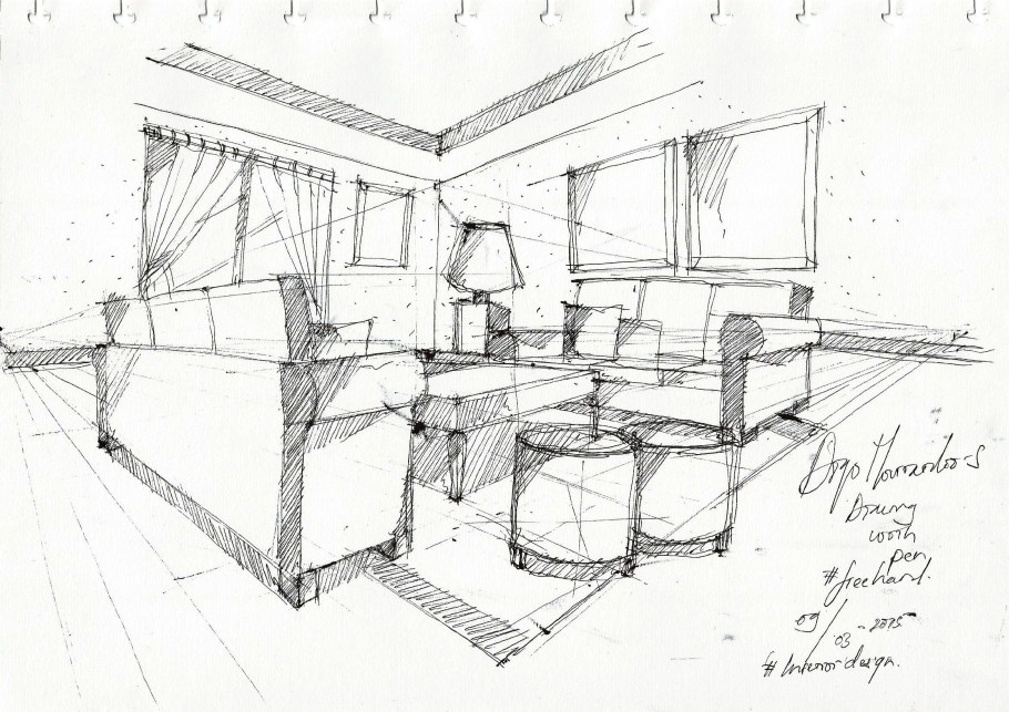 Интерьер детской комнаты чертеж