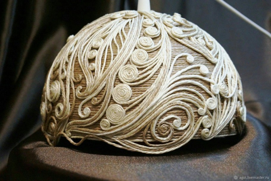 Вера Пушкина джутовая филигрань