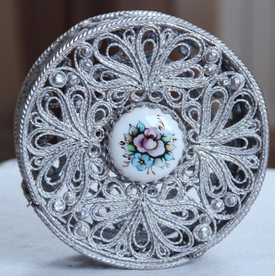 Филигрань финифть зернь