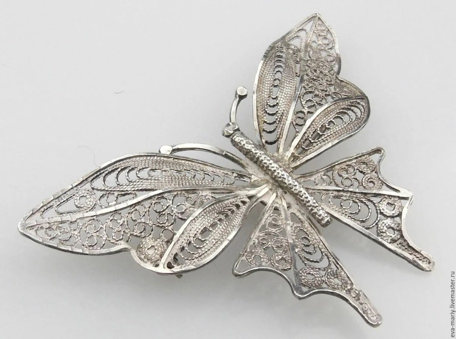 Скань и филигрань бабочка