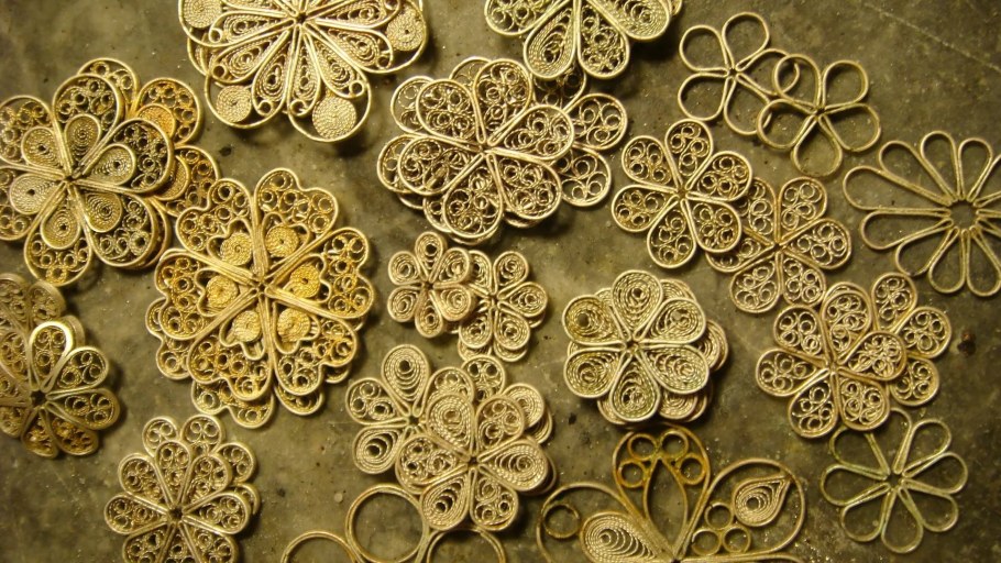 Техника филигрань из джута