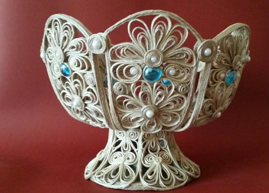 Юлия Досяк джутовая филигрань