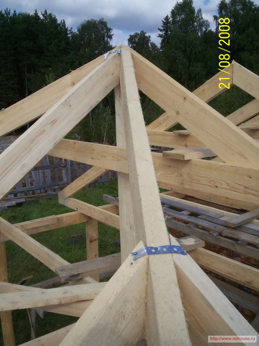 Каркас шатровой крыши