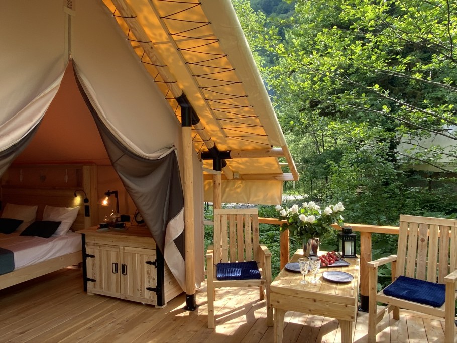 Лес глэмпинг парк Сочи