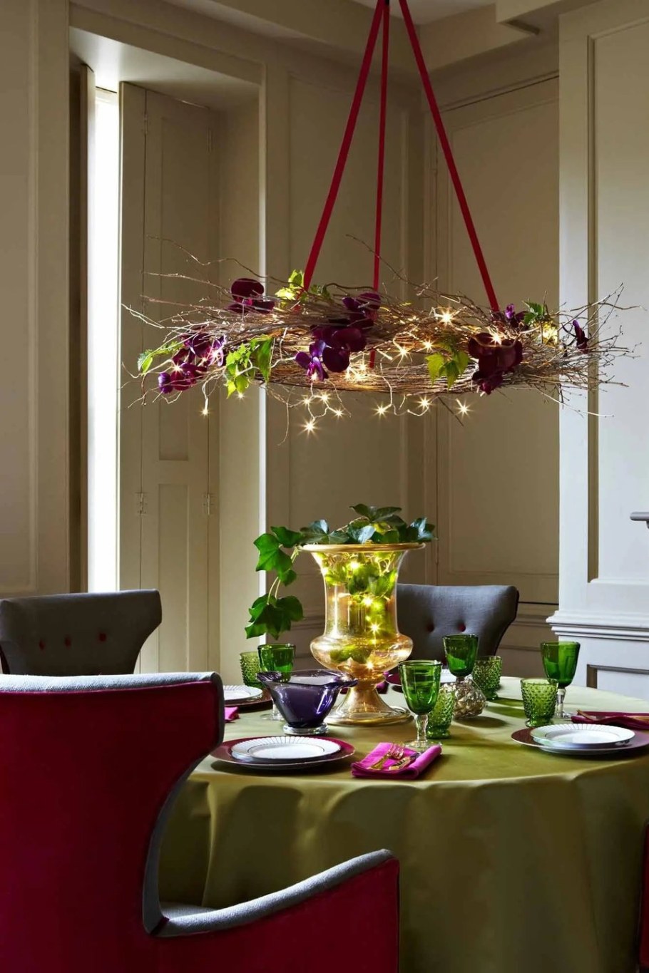 Новогоднее украшение интерьера