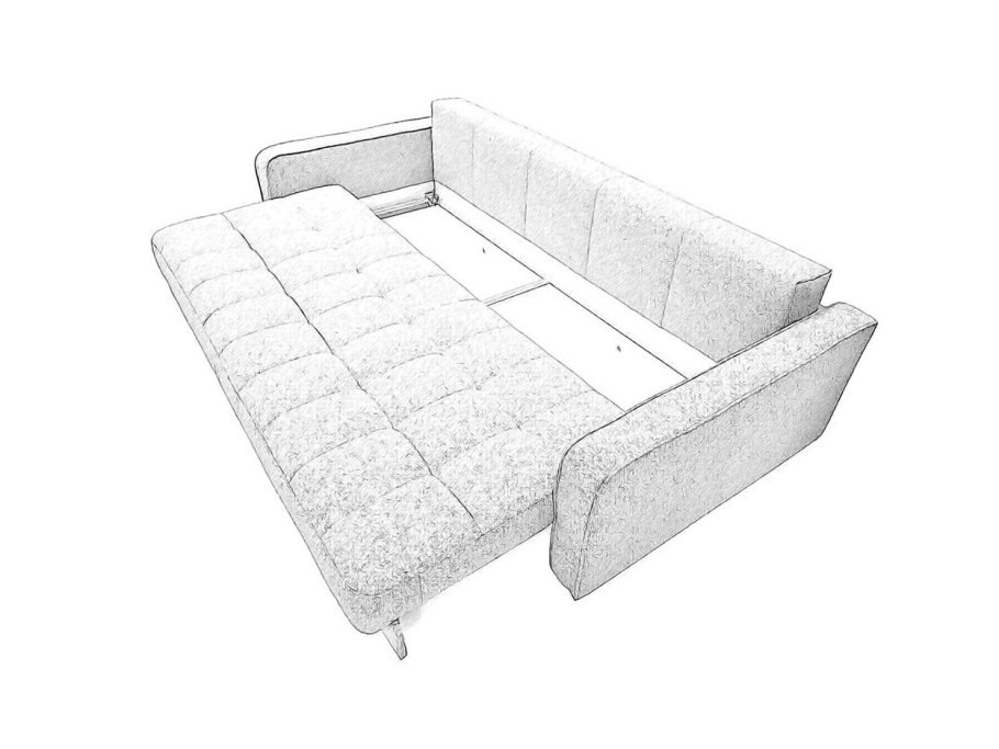 Диван прямой пантограф (тик-так) Moon 107