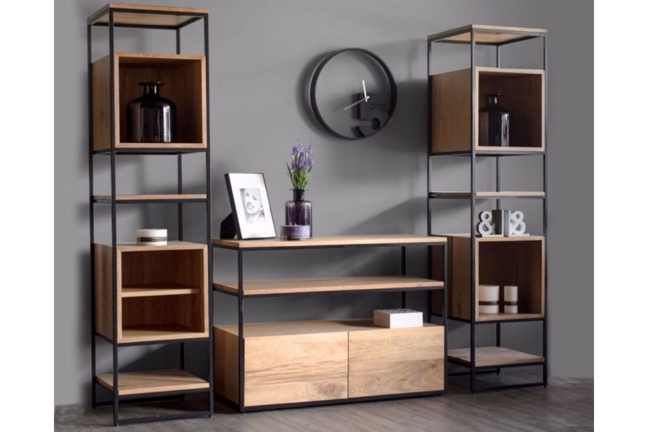 Лофт мебель полки в гостиную