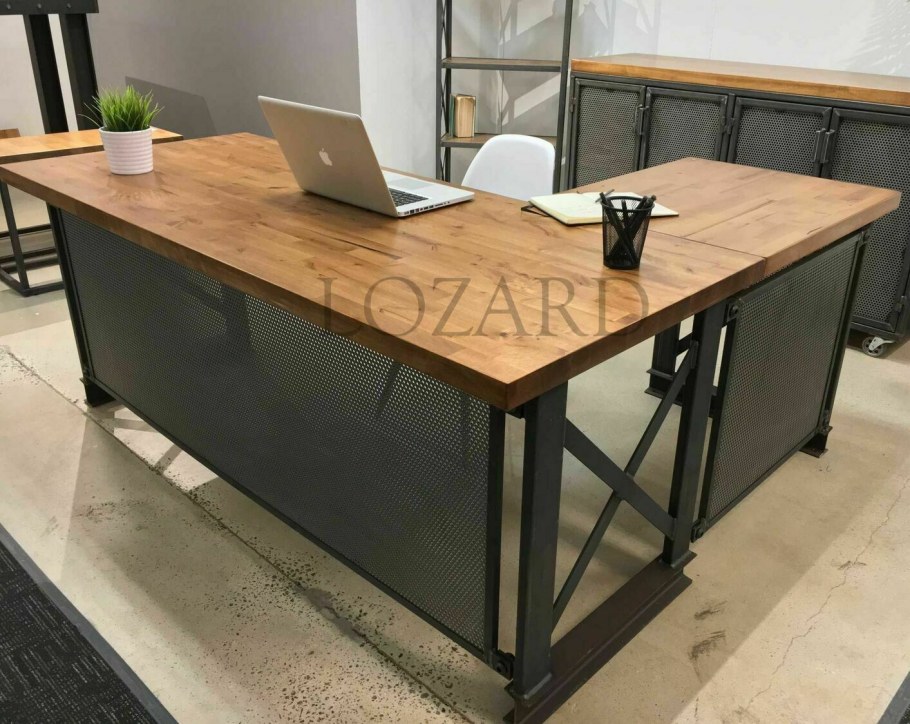 Письменный офисный стол в стиле Loft (Office Table - 106)