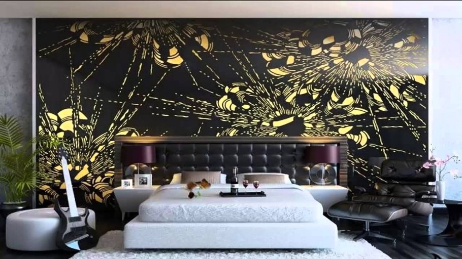 Фотообои в мужскую спальню