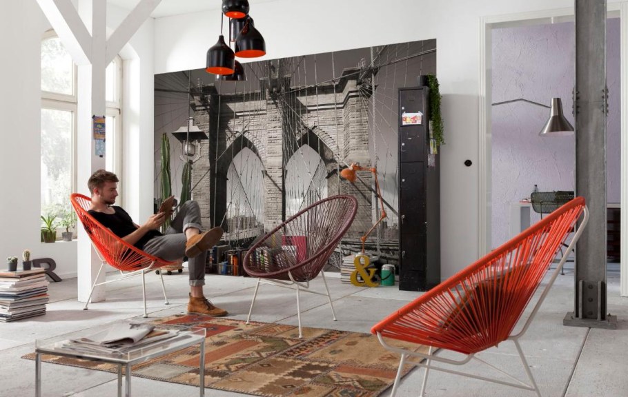 Аэрография в интерьере квартиры