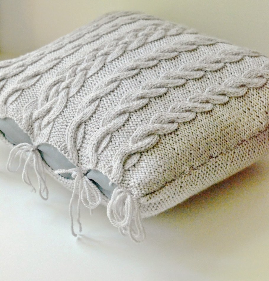 Вязаные наволочки