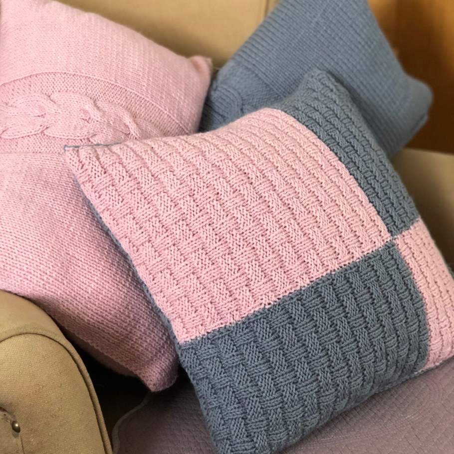 Вязаные наволочки